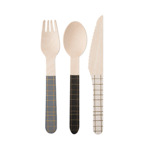 Assorted Noir Pattern Flatware - Cakewalk