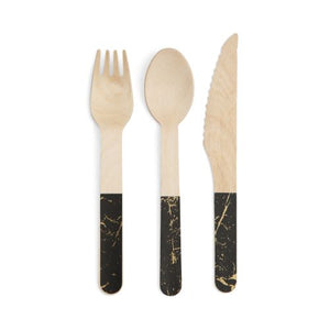 Gold Speckle Flatware - Cakewalk