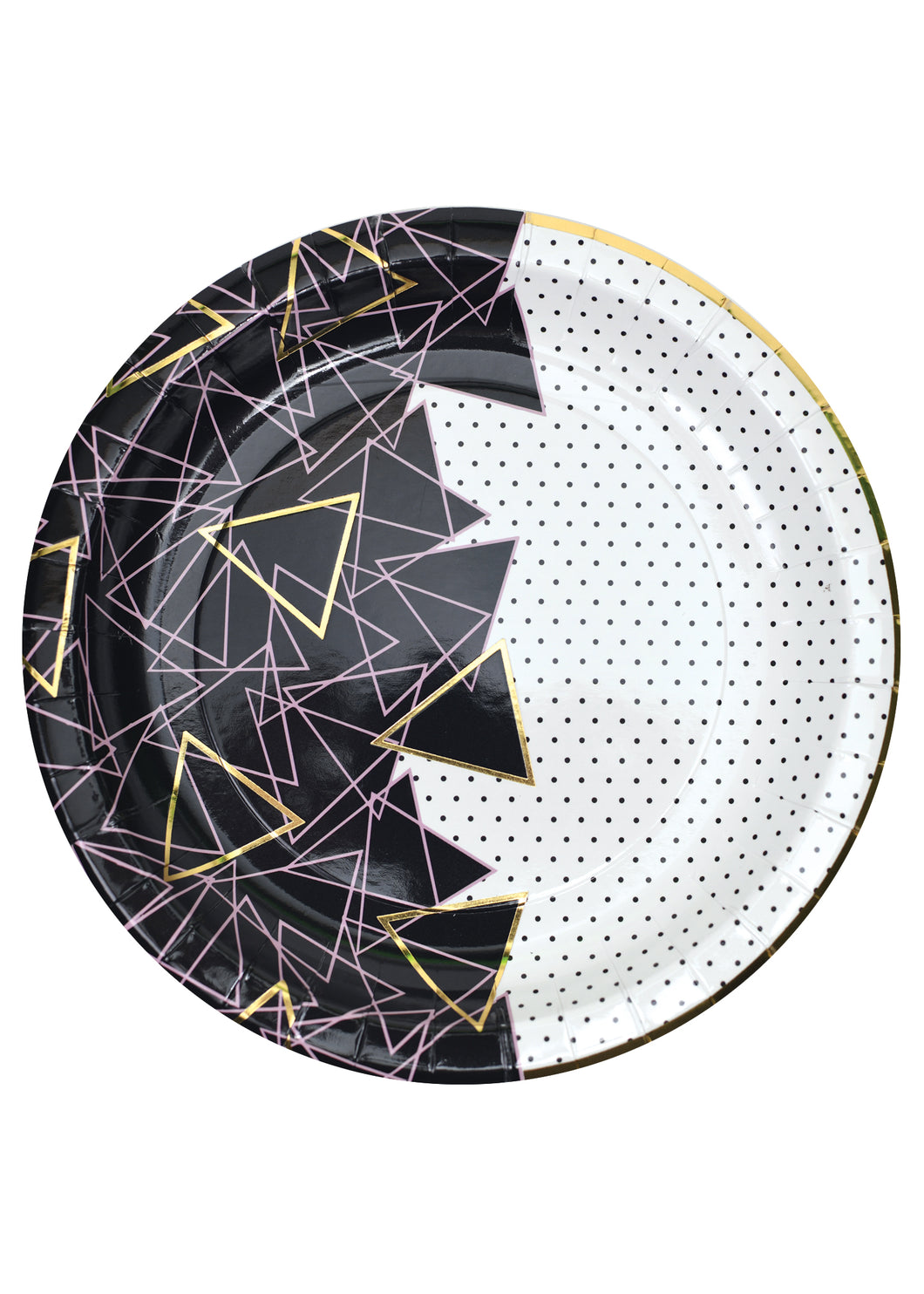 Dots and Triangles Dessert Plates - Party Partners