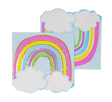 Load image into Gallery viewer, Rainbow with Cloud Cocktail Napkins - Party Partners