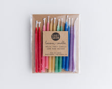 Load image into Gallery viewer, Rainbow Beeswax Candles - Knot and Bow