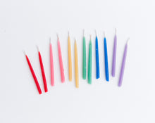 Load image into Gallery viewer, Rainbow Beeswax Candles - Knot and Bow