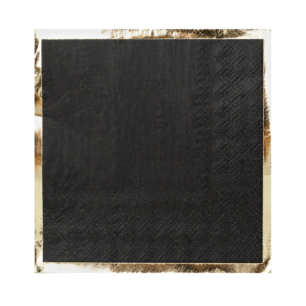 Posh Noir Cocktail Napkin - Jollity&Co