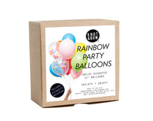 Load image into Gallery viewer, Party Balloons (Rainbow) - Knot and Bow