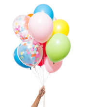 Load image into Gallery viewer, Party Balloons (Rainbow) - Knot and Bow