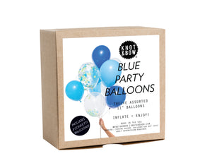 Party Balloons (Blue) - Knot and Bow