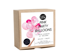 Party Balloons (Pink) - Knot and Bow